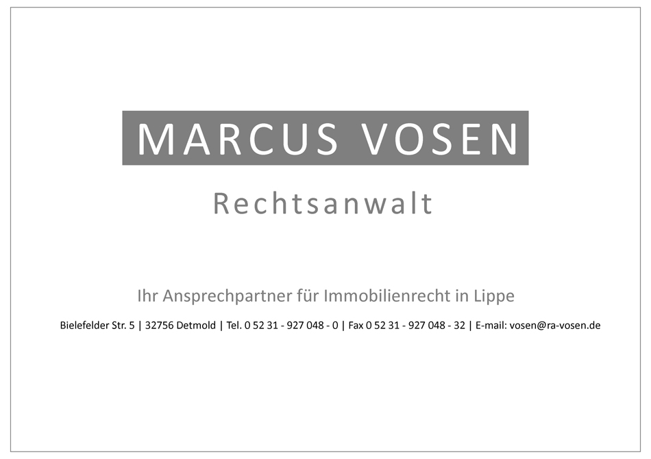 Rechtsanwalt Vosen